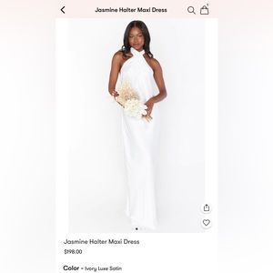 Show me your Mumu Jasmine Halter Maxi Dress